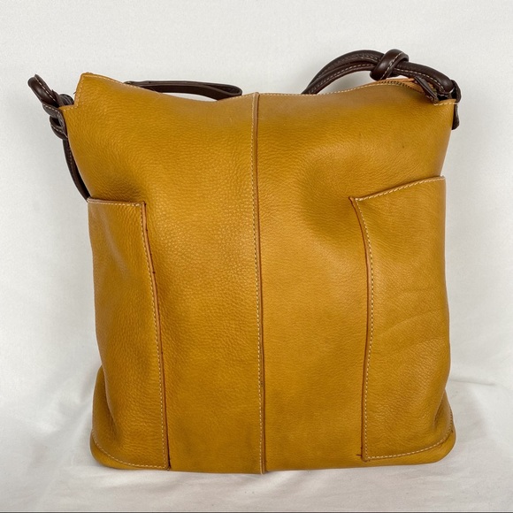 Sundance Leather Slouch Zip Top Tote - Picture 2 of 11